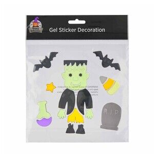 Halloween Frankenstein Gel Sticker Decoration Bat Candy Corn Potion Grave Star